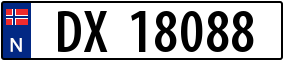 Truck License Plate